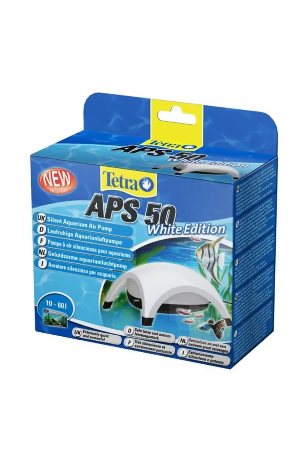 APS 50 Beyaz Hava Motoru Tek Çıkışlı 10-60 LT Akvaryumlara Uygund