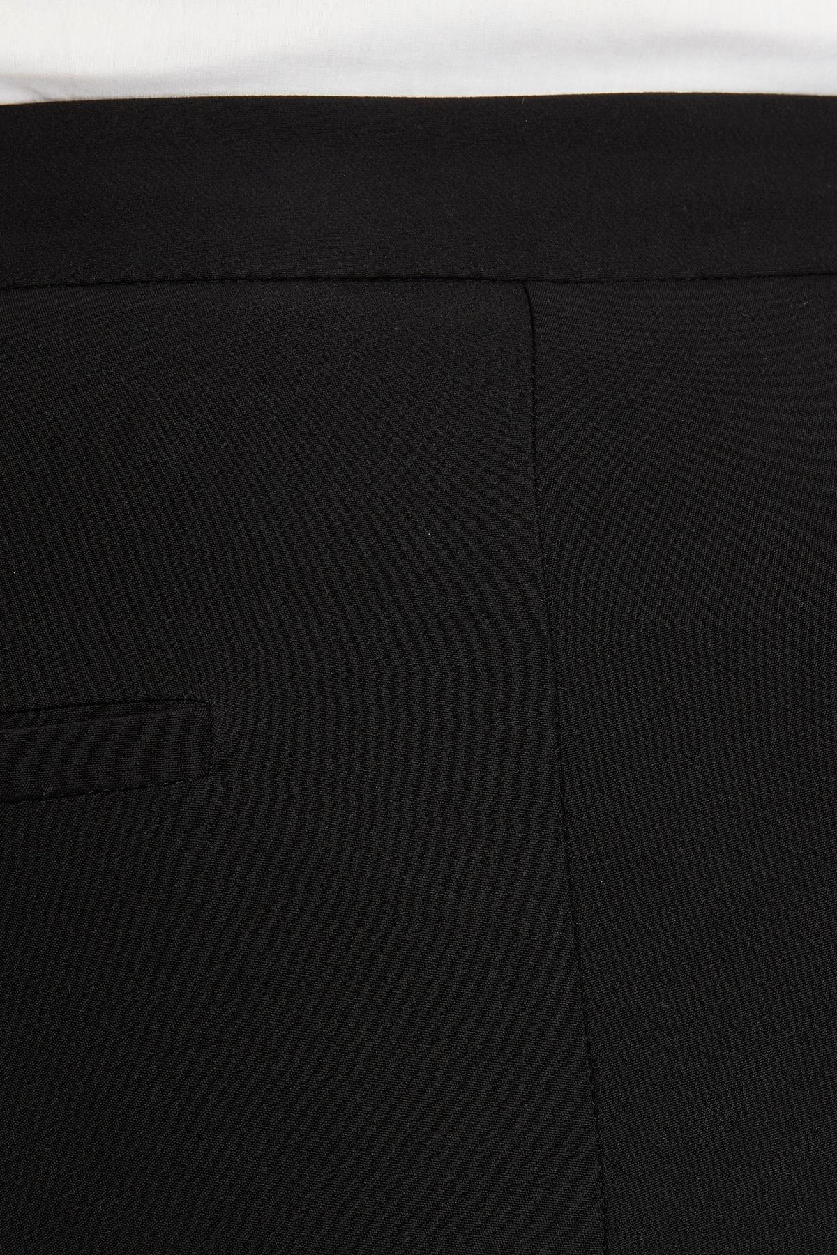 Apsen  Kadın 370/105 Siyah Yüksek Bel Cep Detaylı Geniş Paça Dokum