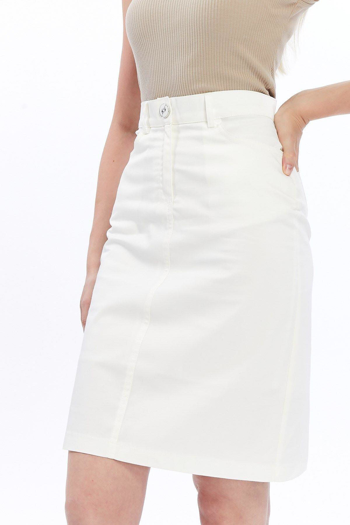 Apsen Kadın Gabardin Spor Cepli Etek 2173-57