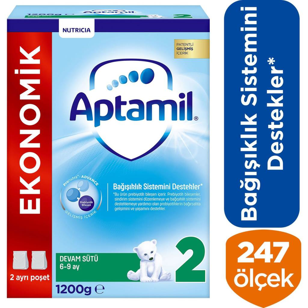 Aptamil Devam Sütü Maması No2 6-9 Ay 1200 Gr Aptamil Devam Sütü Maması No2 6-9 Ay 1200 Gr