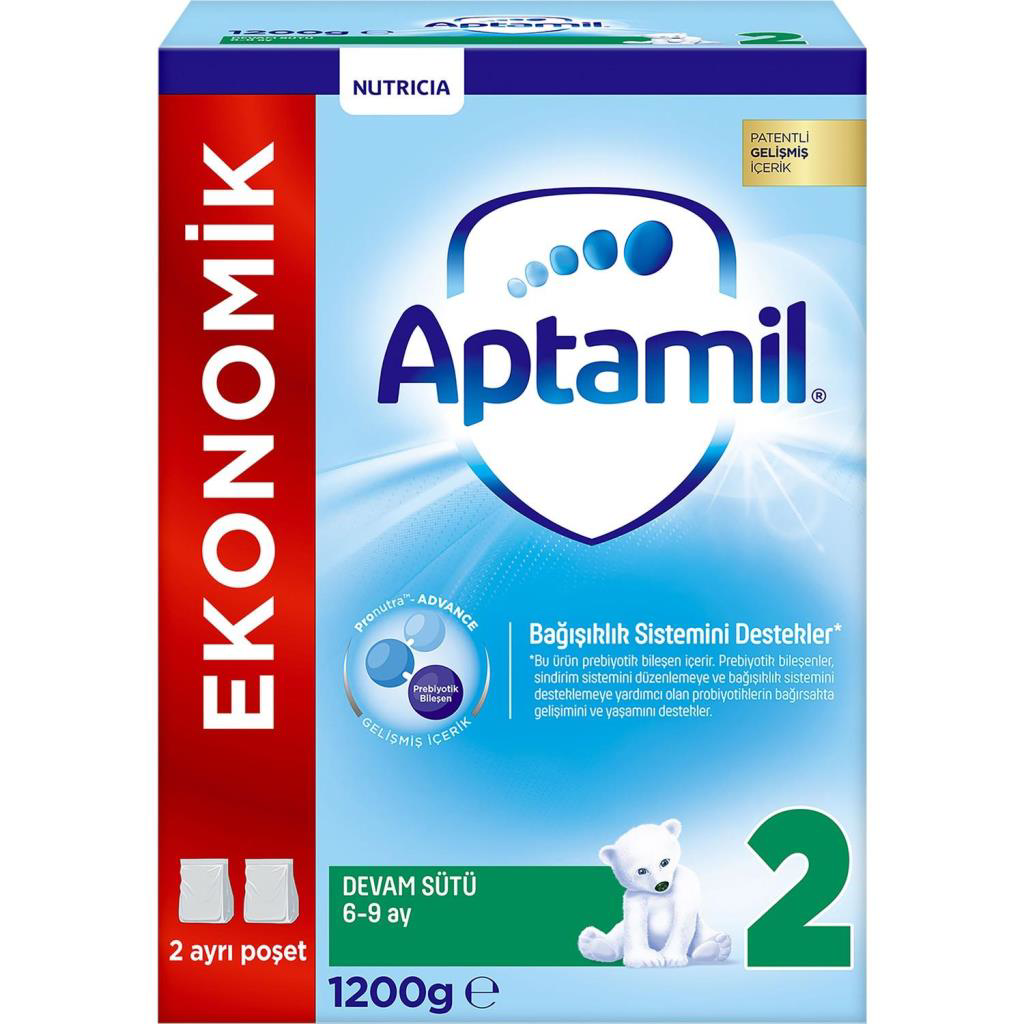 Aptamil Devam Sütü Maması No2 6-9 Ay 1200 Gr Aptamil Devam Sütü Maması No2 6-9 Ay 1200 Gr