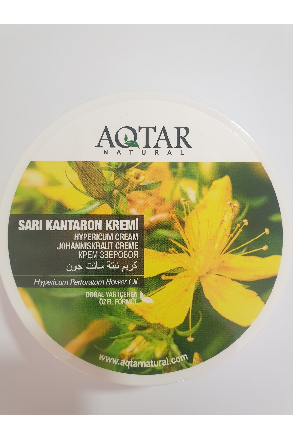 Aqtar Naturel Sarı Kantaron Kremi 200 ML