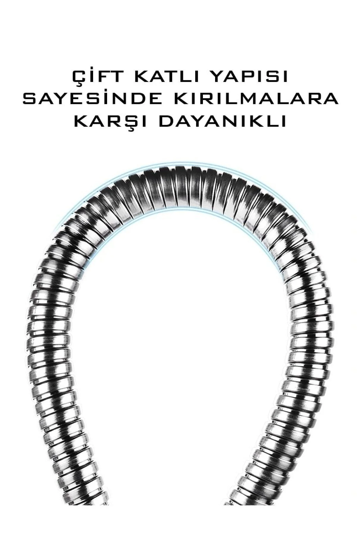 Aqua 5 Fonksiyonlu Duş Başlığı, Örgülü Duş Hortumu Ve Krom Mafsal Duş Takımı Aqua 5 Fonksiyonlu Duş Başlığı, Örgülü Duş Hortumu Ve Krom Mafsal Duş Takımı