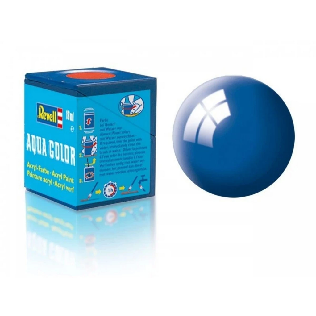 Aqua Color Blue - Gloss Boya - 18 ml Aqua Color Blue - Gloss Boya - 18 ml
