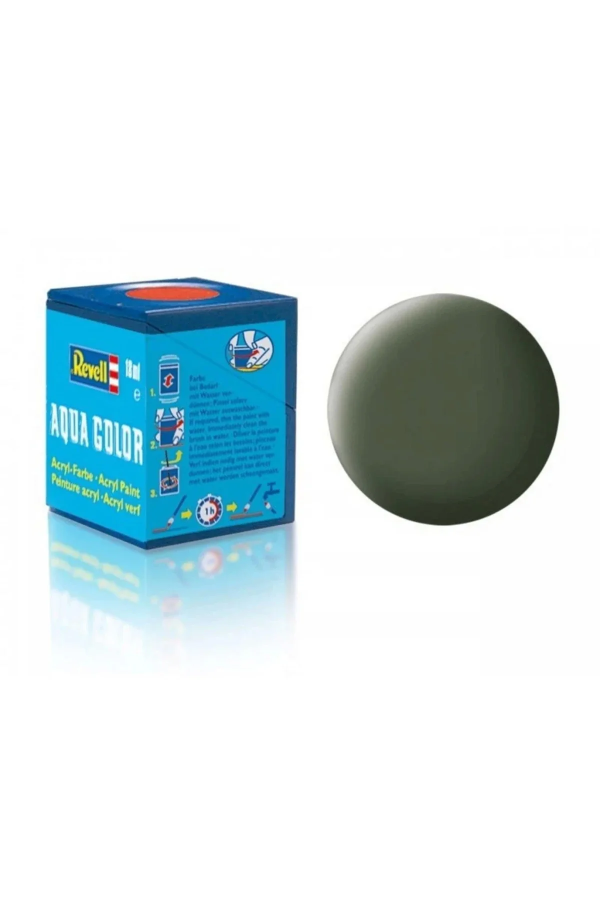 Aqua Color Bronze Green - Mat Boya - 18 ml