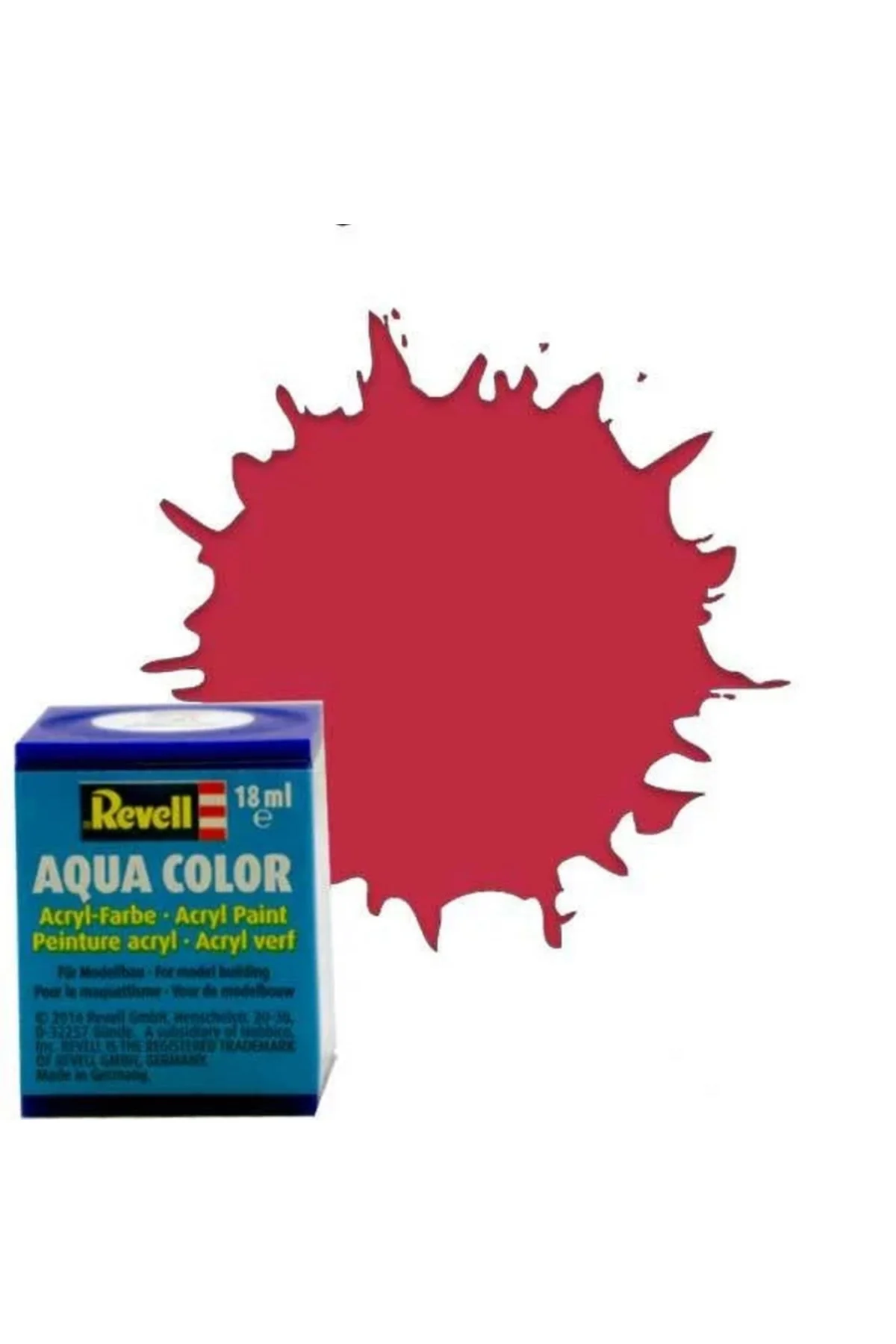 Aqua Color Carmine Red - Mat Boya- 18 ml