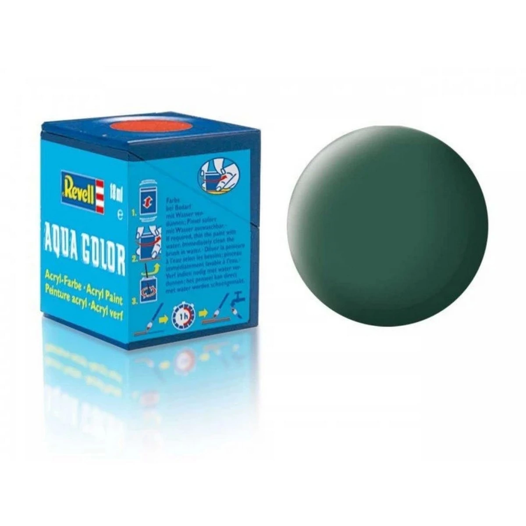 Aqua Color Dark Green - Mat Boya - 18 ml Aqua Color Dark Green - Mat Boya - 18 ml