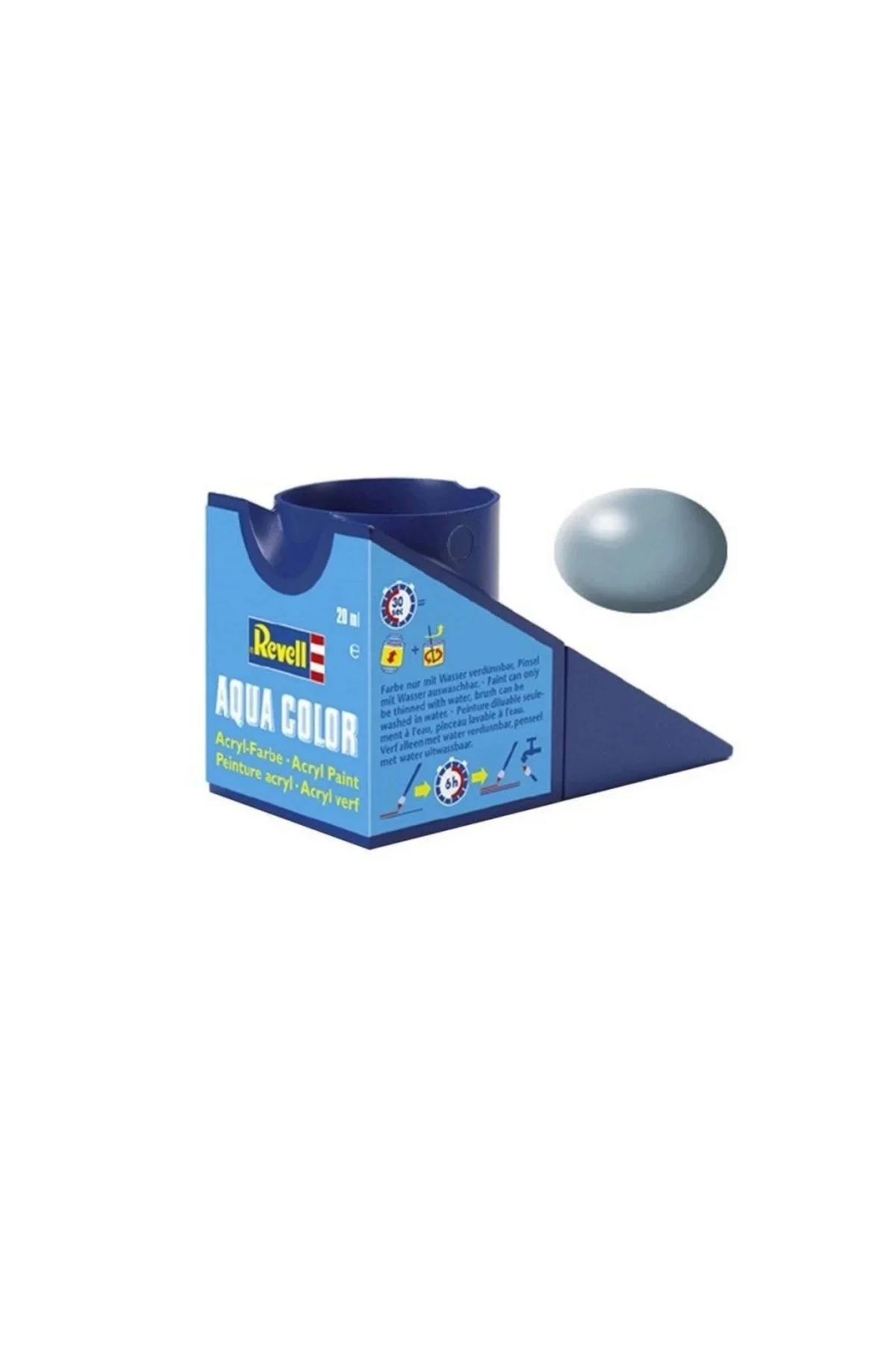 Aqua Color Grey Silk Boya - 18 ml