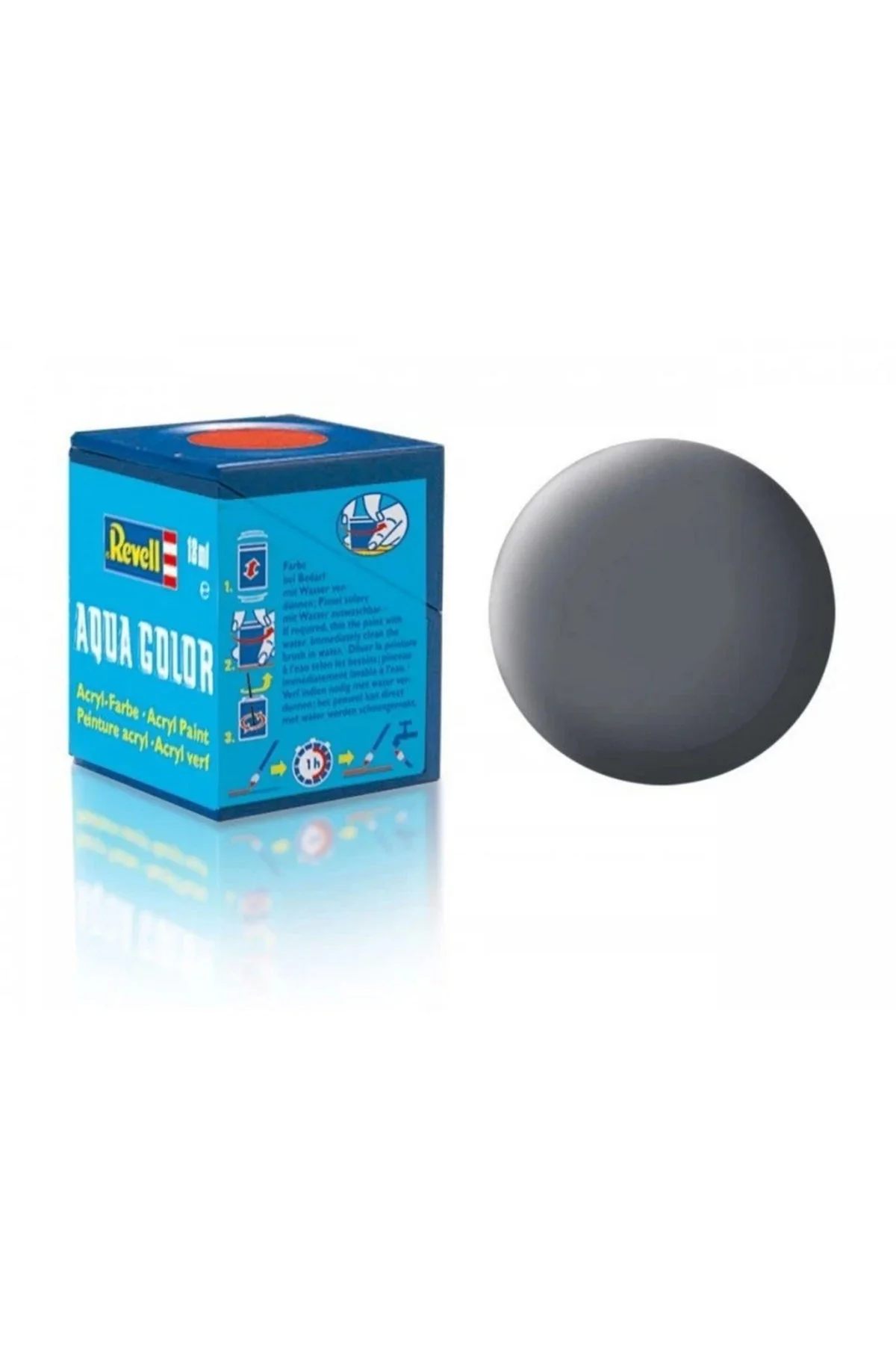 Aqua Color Gunship Grey - Usaf - Mat Boya - 18 ml