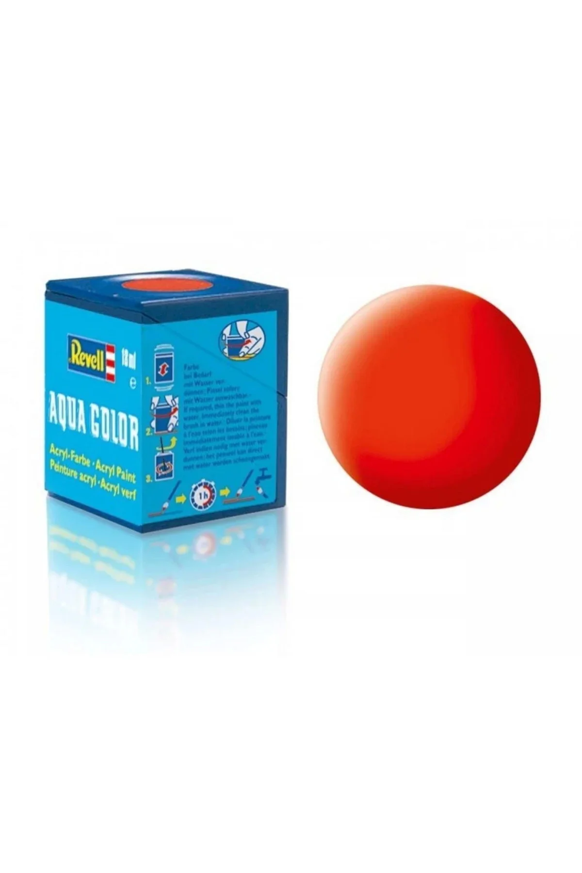 Aqua Color Luminous Orange - Mat Boya- 18 ml