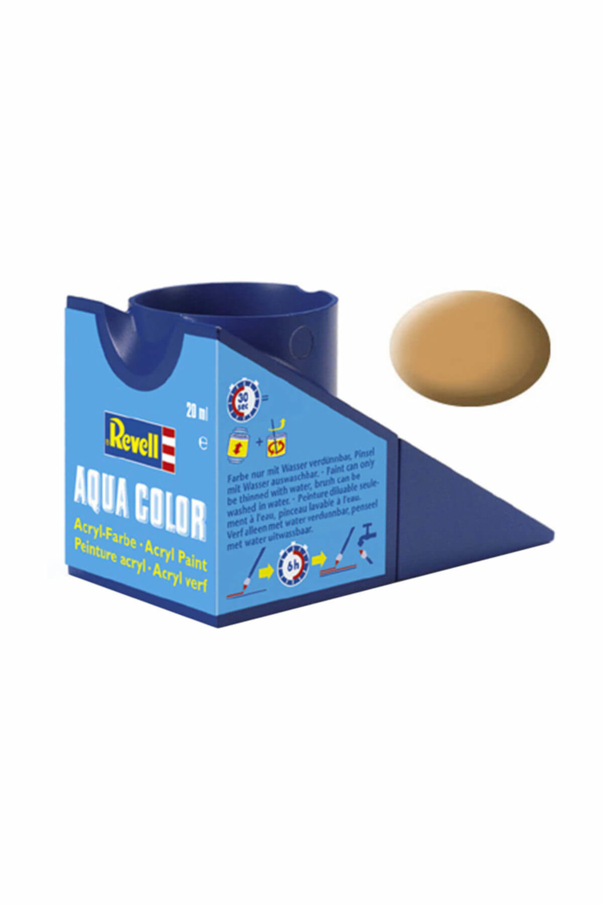 Aqua Color Mat Koyu Sarı 18ml-36188