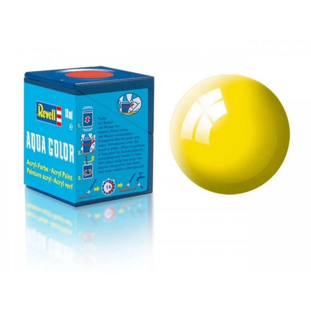 Aqua Color Yellow - Gloss Boya- 18 ml Aqua Color Yellow - Gloss Boya- 18 ml