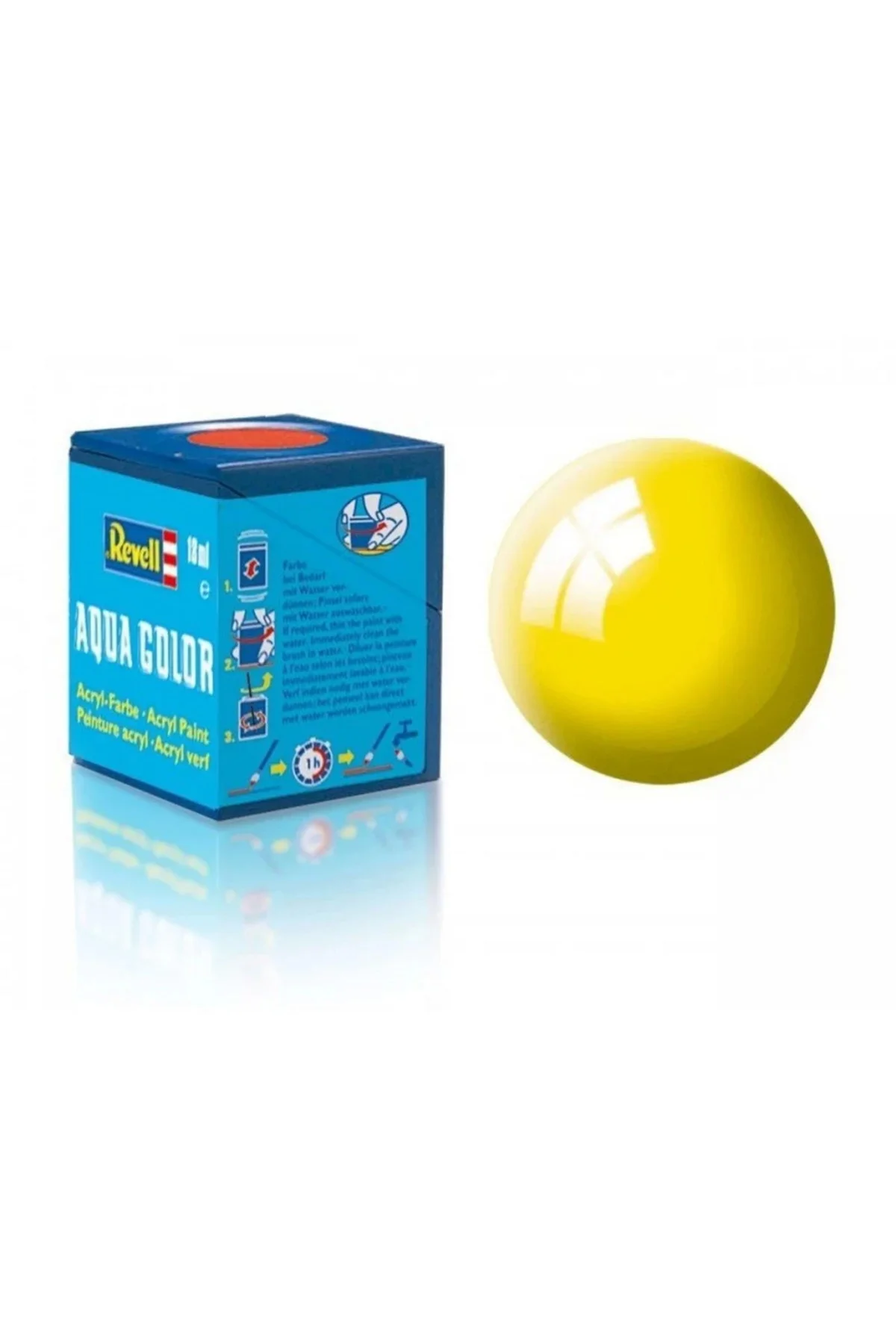 Aqua Color Yellow - Gloss Boya- 18 ml