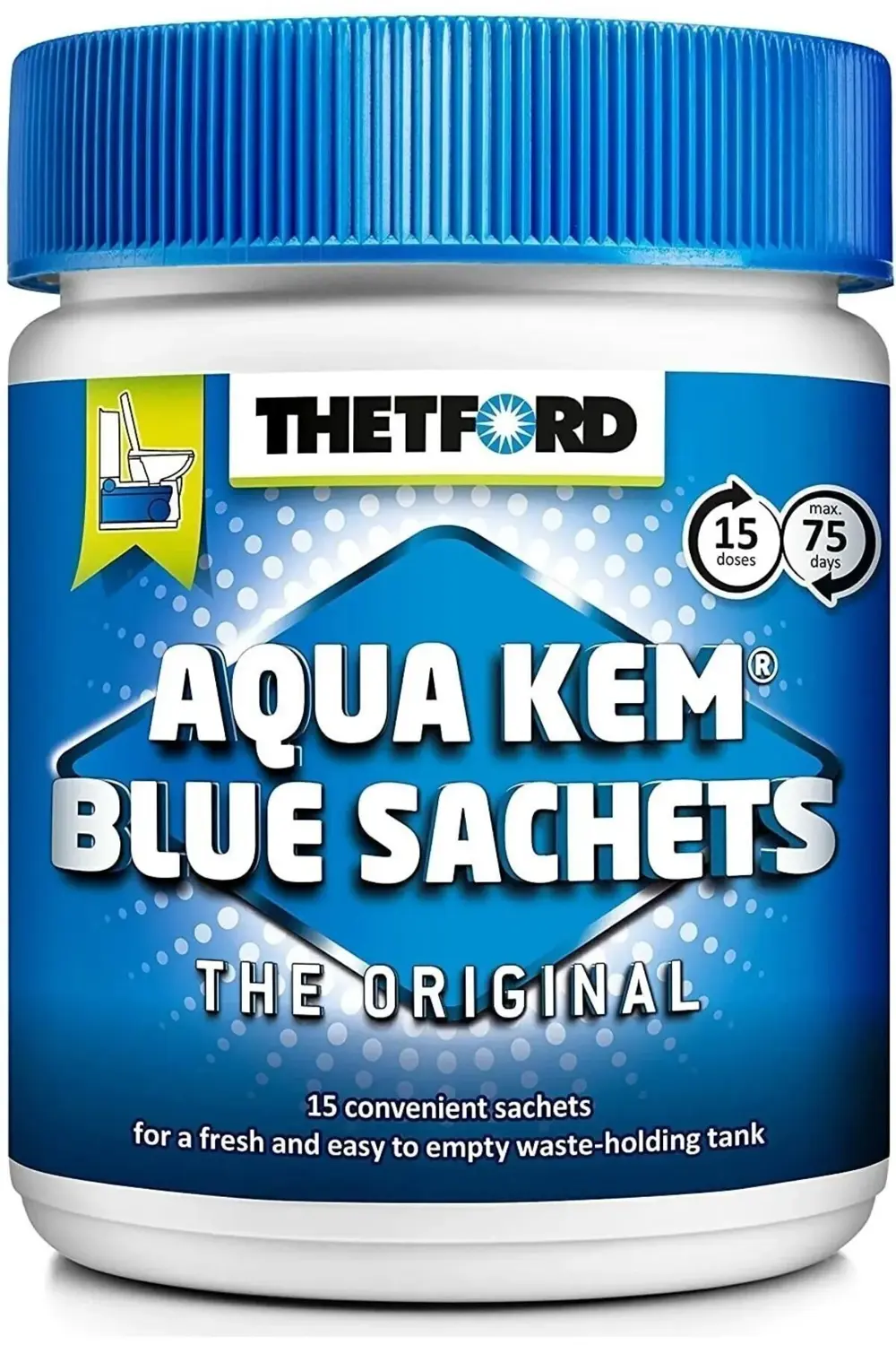 Aqua Kem 15'li Mavi Poşet Karavan Tuvalet Kimyasalı