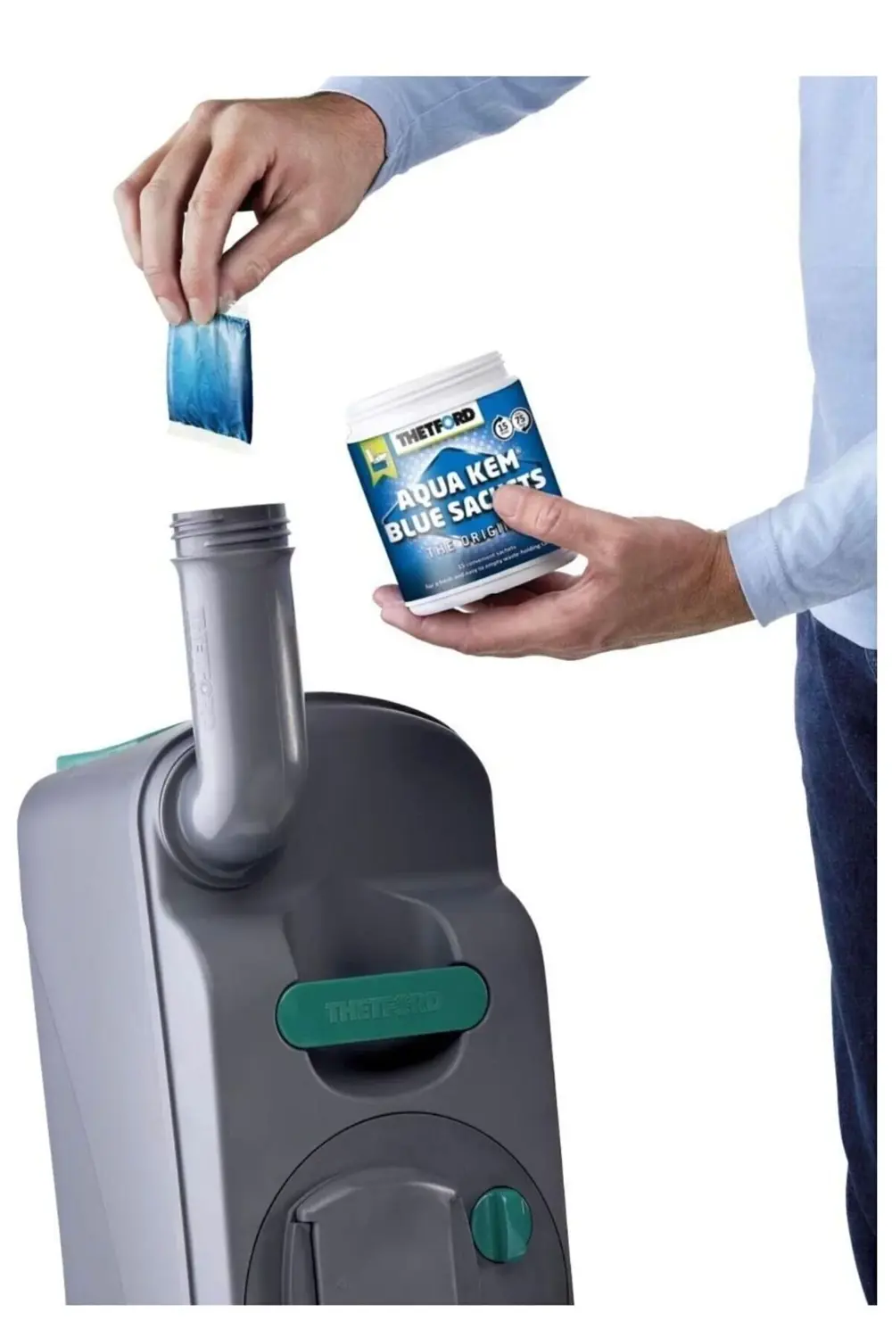 Aqua Kem 15'li Mavi Poşet Karavan Tuvalet Kimyasalı