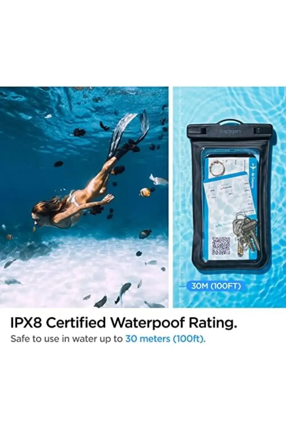 Aqua Shield WaterProof iPX8 Sertifikalı Su Geçirmez Kılıf A601 -