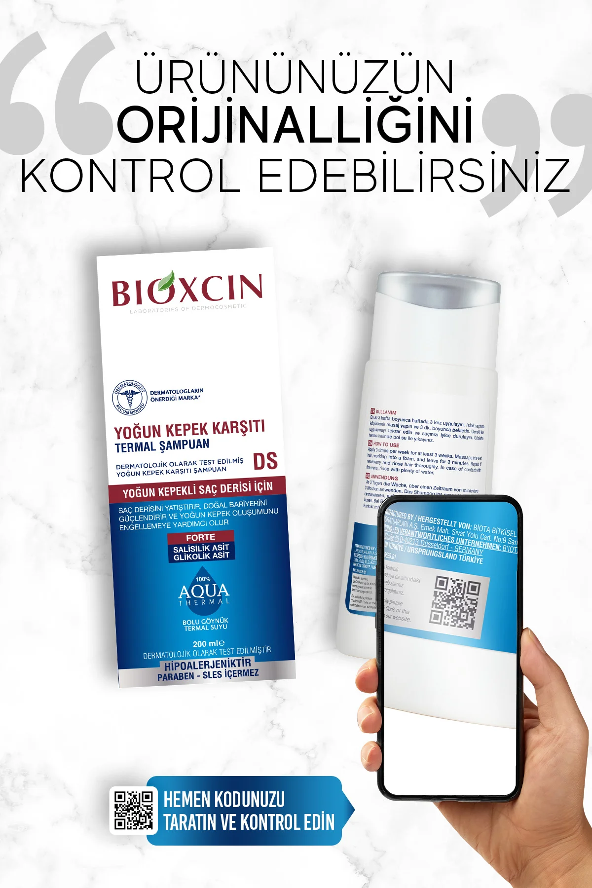 Aqua Thermal Yoğun Kepek Karşıtı Şampuan Ds 200 ml Kepek Kaşıntı Pullanma Karşıtı