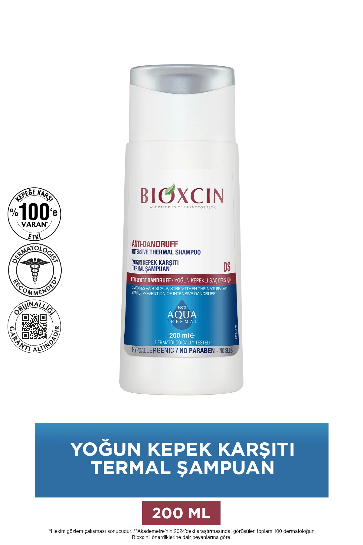 Aqua Thermal Yoğun Kepek Karşıtı Şampuan Ds 200 ml Kepek Kaşıntı Pullanma Karşıtı