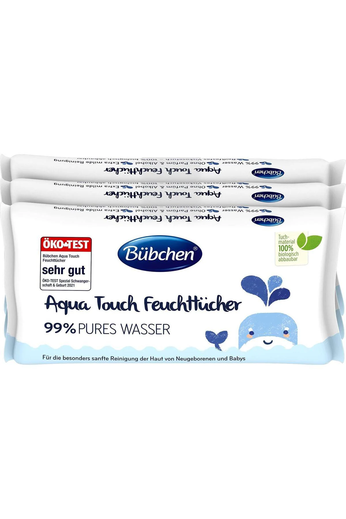 Aqua Touch Yenidoğan Hassas Islak Mendil 3 x 48 Adet ( 144 Yaprak