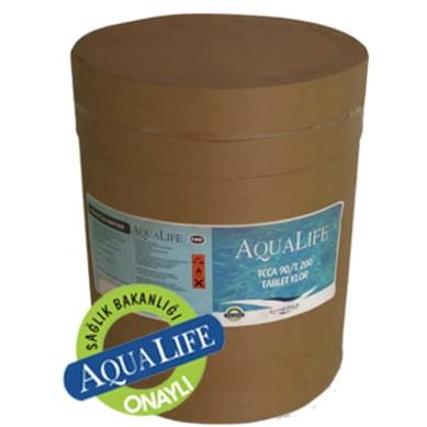 Aqualife  Tcca %90 Stabil Aktif Granül Havuz Klor 50Kg