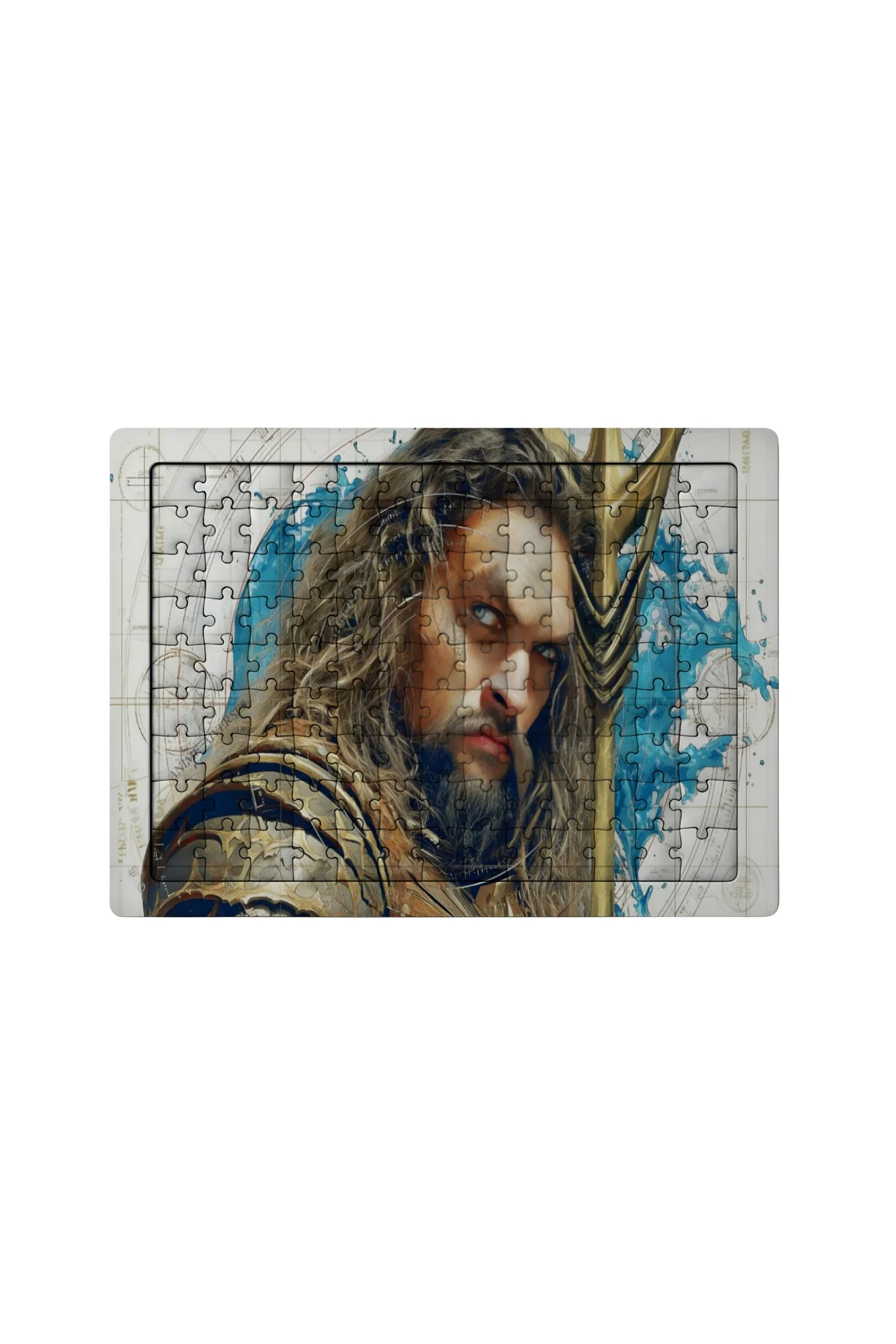 Aquaman 99 Parça Ayaklı Puzzle – Dekoratif Çocuk Yapbozu 045