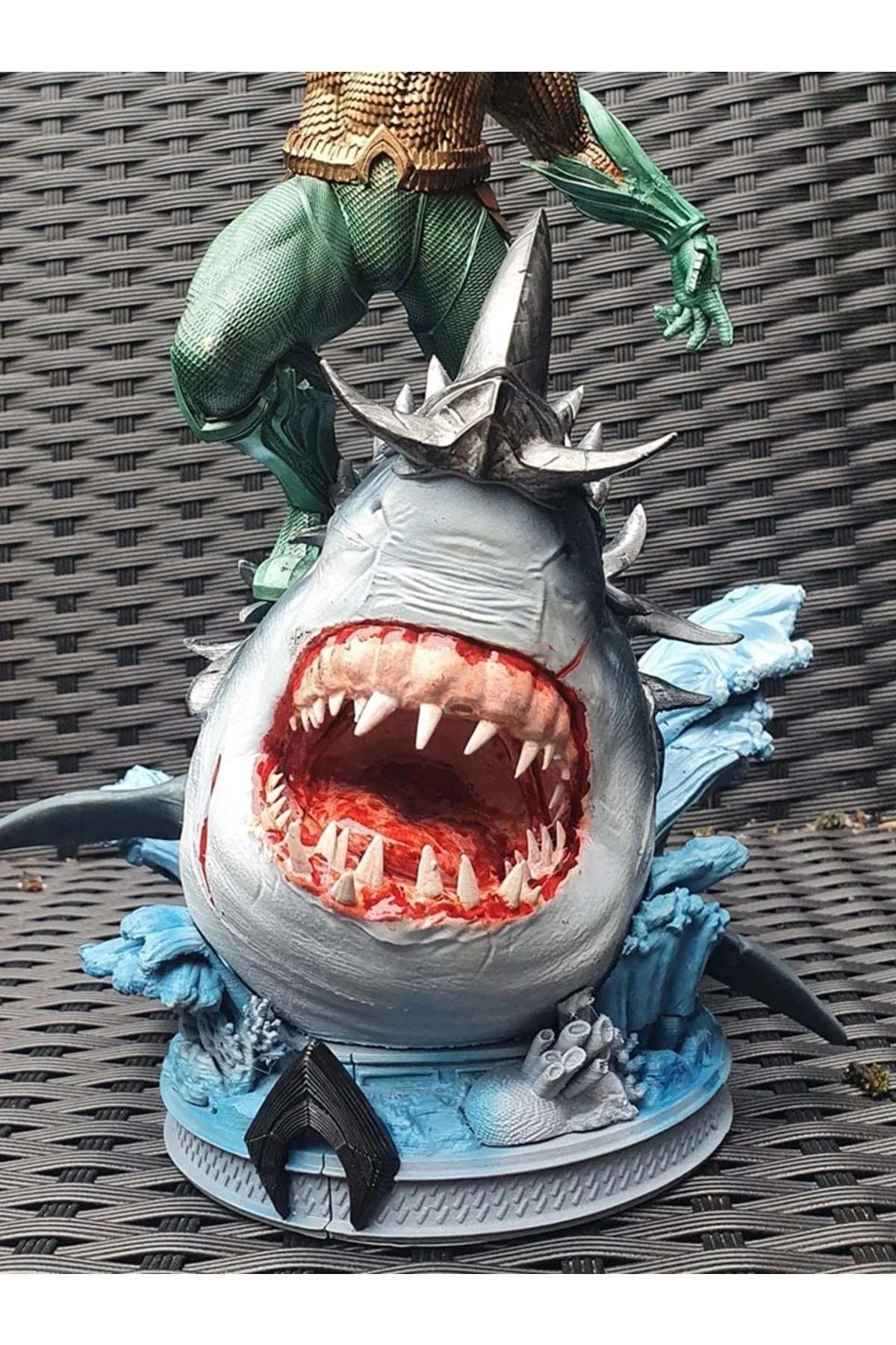 Aquaman Atlantis Hükümdarı Boyalı Figür 35 CM (MEGA BOY)