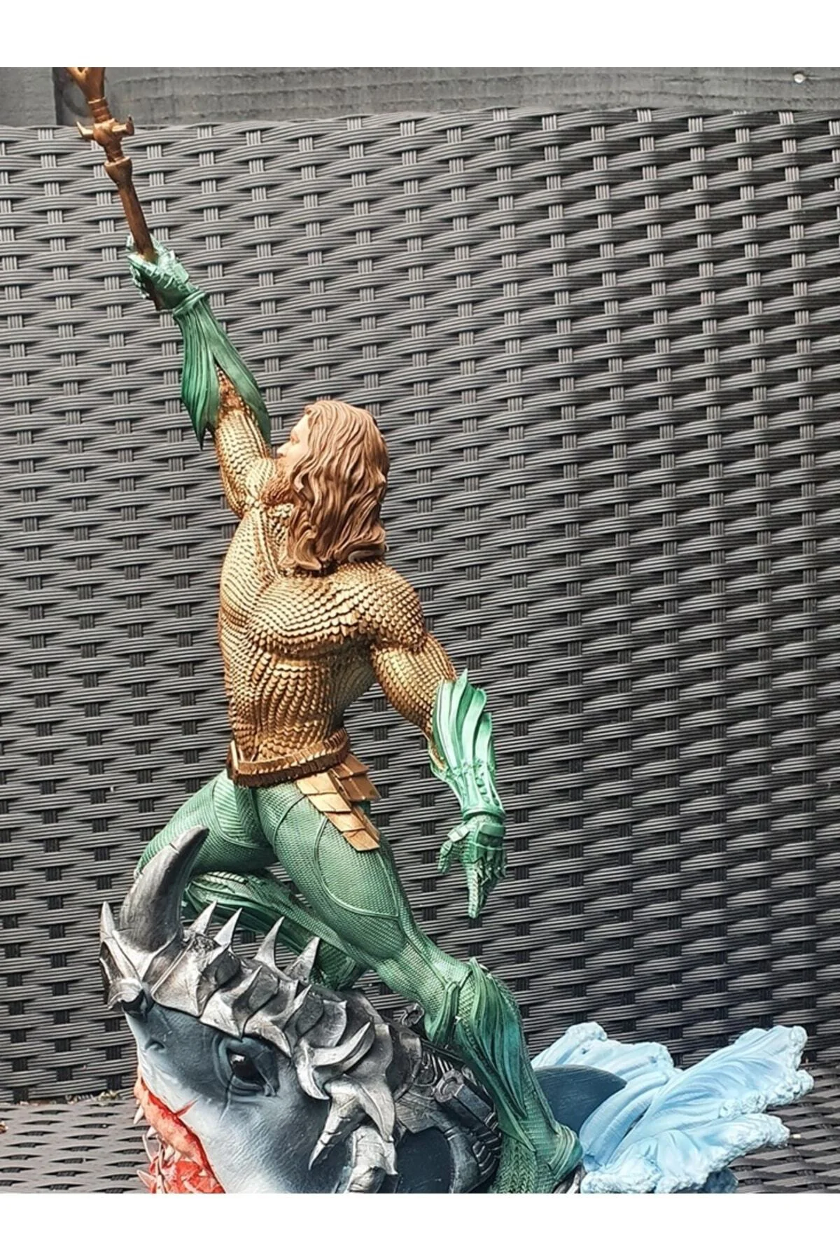 Aquaman Atlantis Hükümdarı Boyalı Figür 35 CM (MEGA BOY)
