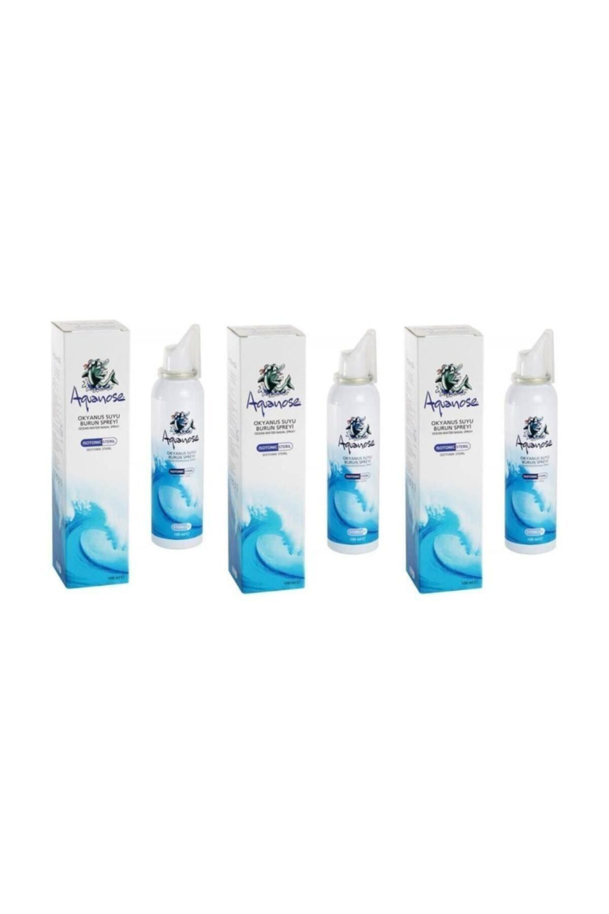 4Moms Aquanose Okyanus Suyu Burun Spreyi 100 Ml 3'Lü Paket