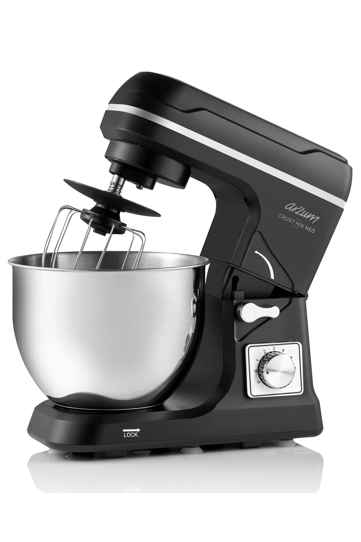 Ar1143-s Crust Mix Neo 1400 W 5 Lt Stand Mikser Siyah