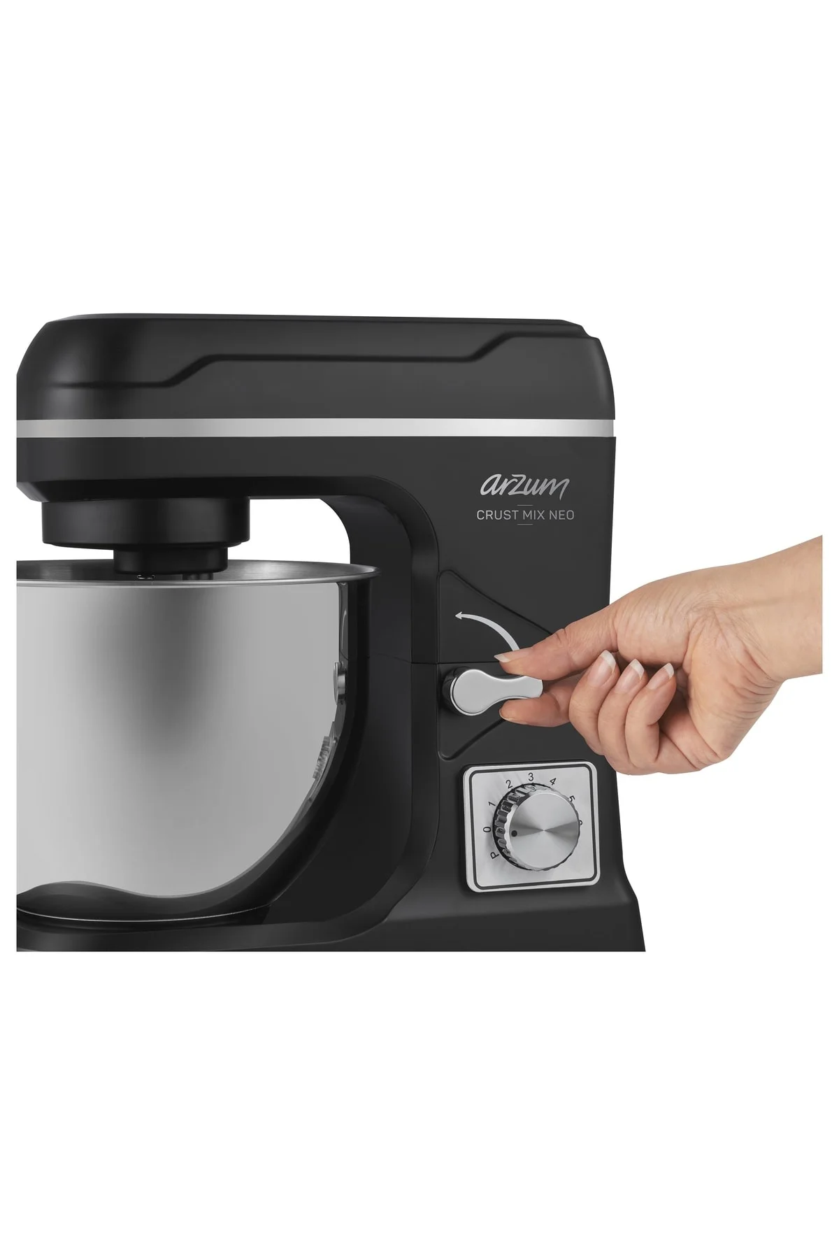 Ar1143-s Crust Mix Neo 1400 W 5 Lt Stand Mikser Siyah