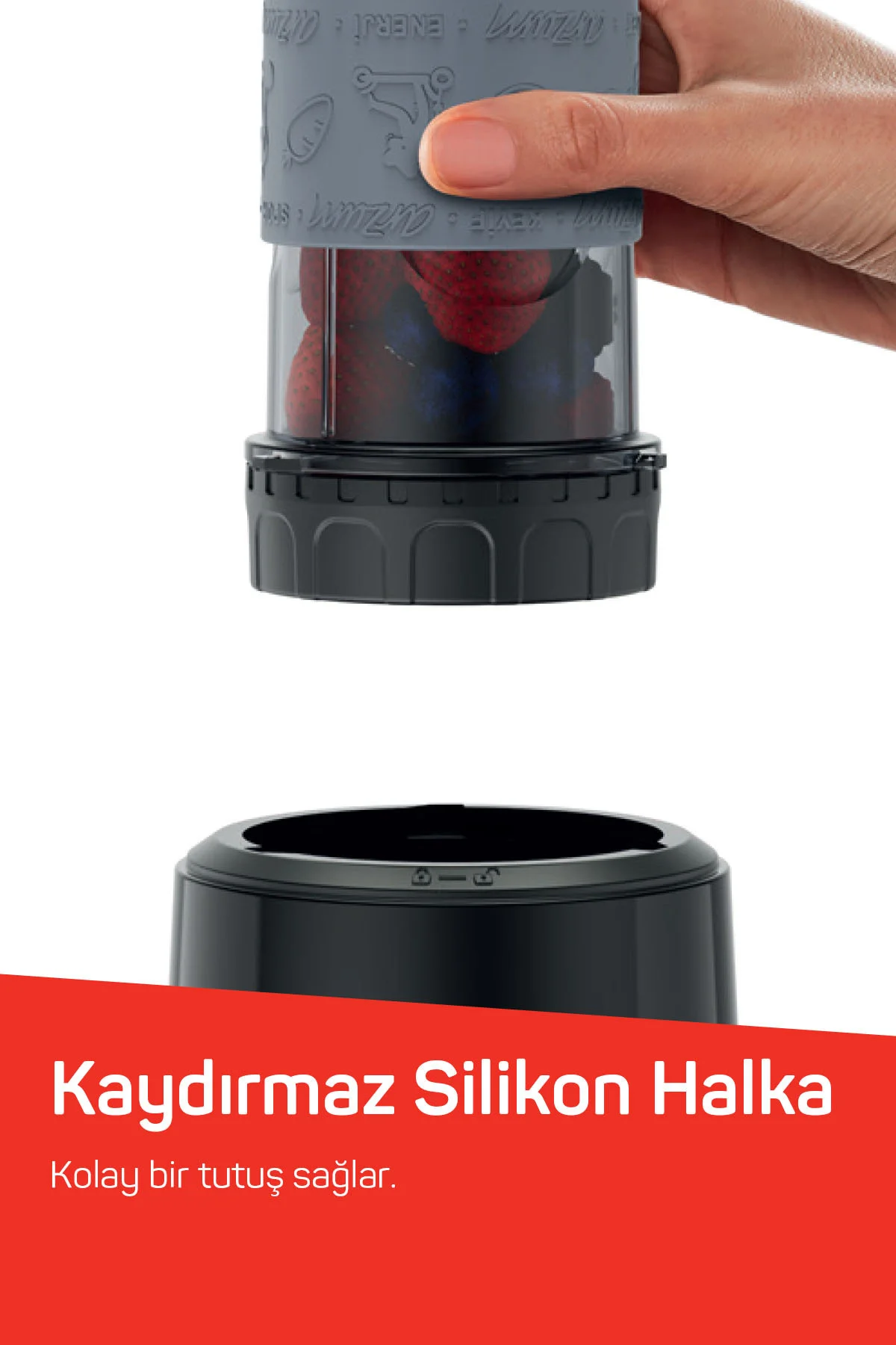 AR1193 Shake’N Take Mega Sürahi Blender Siyah 500 W 1 L + 550 ml Şişe