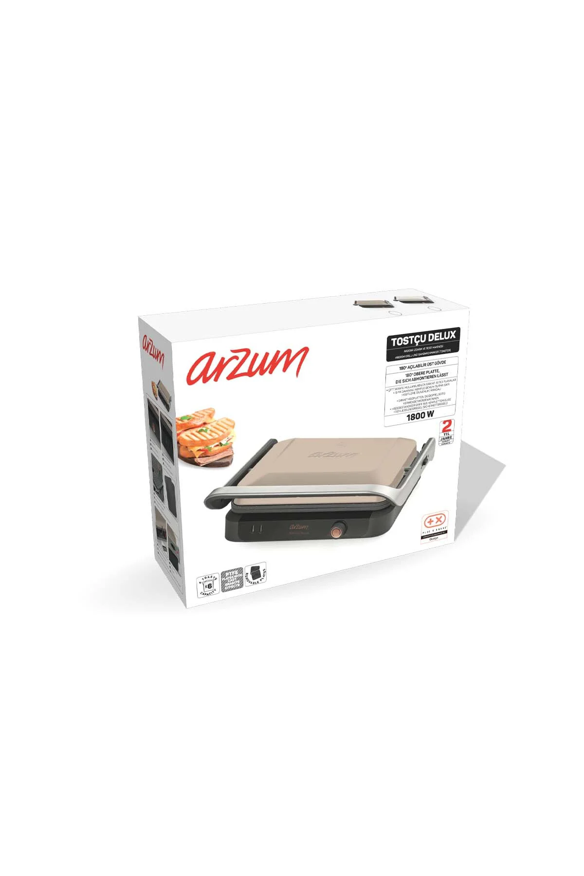 AR2094 Tostçu Delux Izgara ve Tost Makinesi, Sorgül Buğdayı