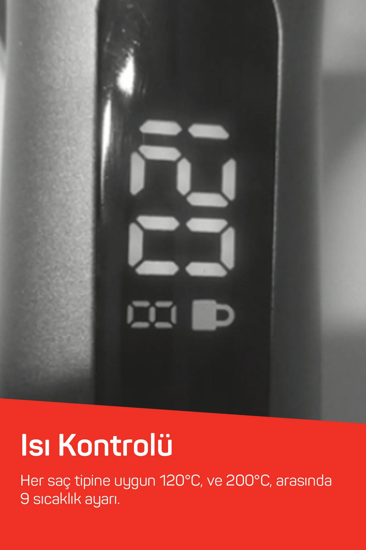 AR5079 Trendcare Seramik Saç Maşası 16 mm, 9 Kademeli Isı Ayarlı 