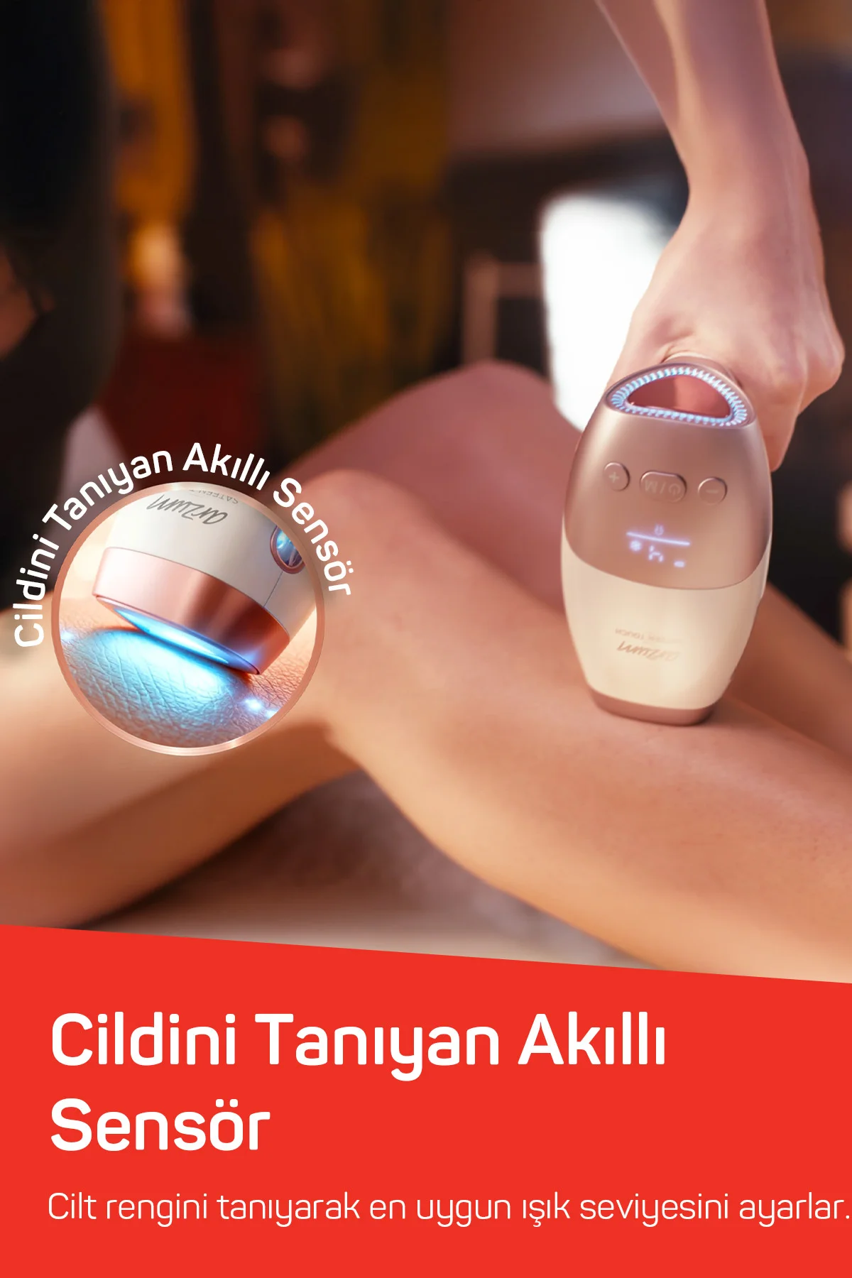 AR5178 SateenTouch IPL Lazer Epilasyon, 999.999 Atım,Evde Tüy Alma,Soğutmalı, 5 Kademe, Cilt Sensörü AR5178 SateenTouch IPL Lazer Epilasyon, 999.999 Atım,Evde Tüy Alma,Soğutmalı, 5 Kademe, Cilt Sensörü