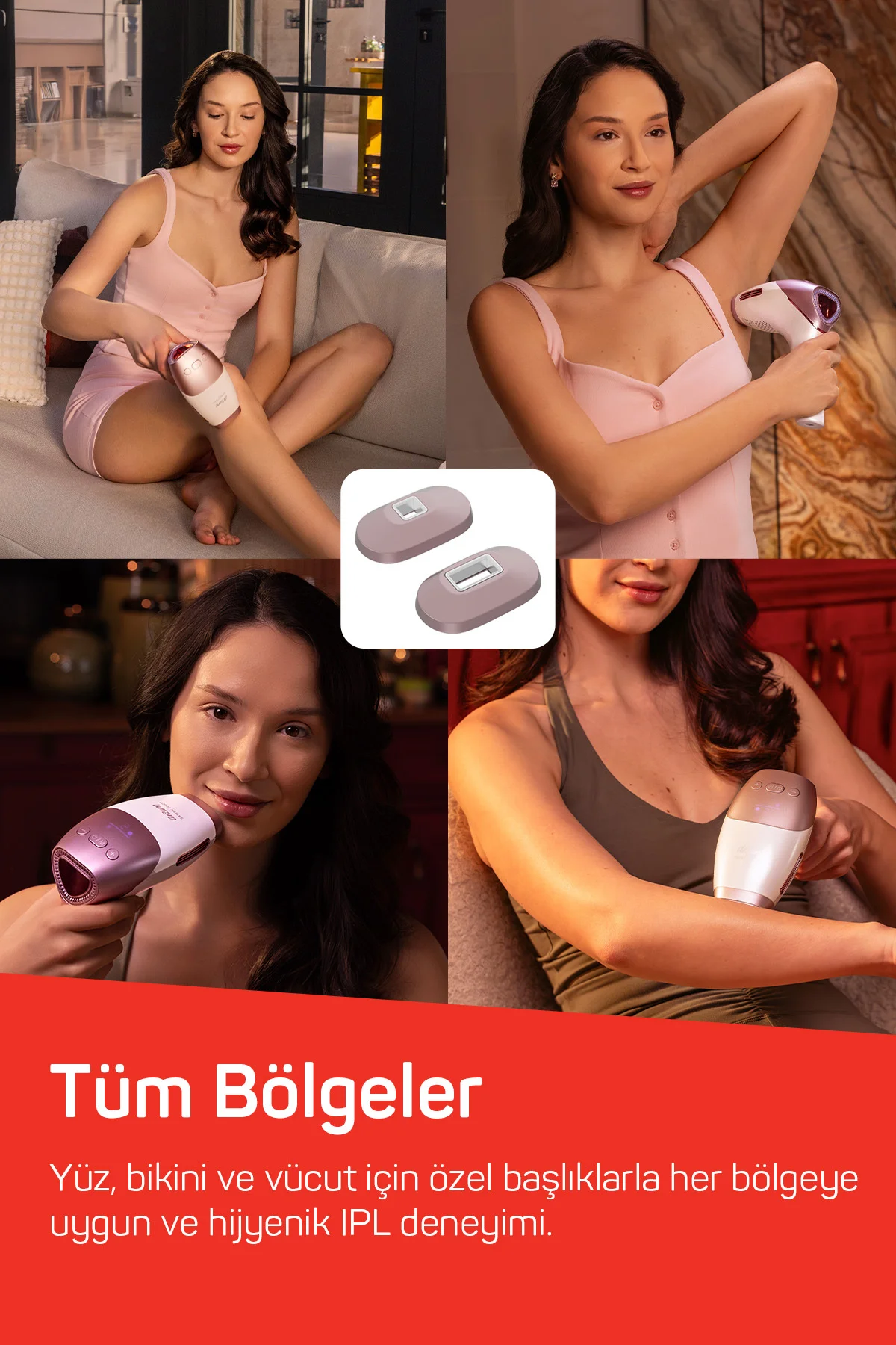 AR5178 SateenTouch IPL Lazer Epilasyon, 999.999 Atım,Evde Tüy Alma,Soğutmalı, 5 Kademe, Cilt Sensörü