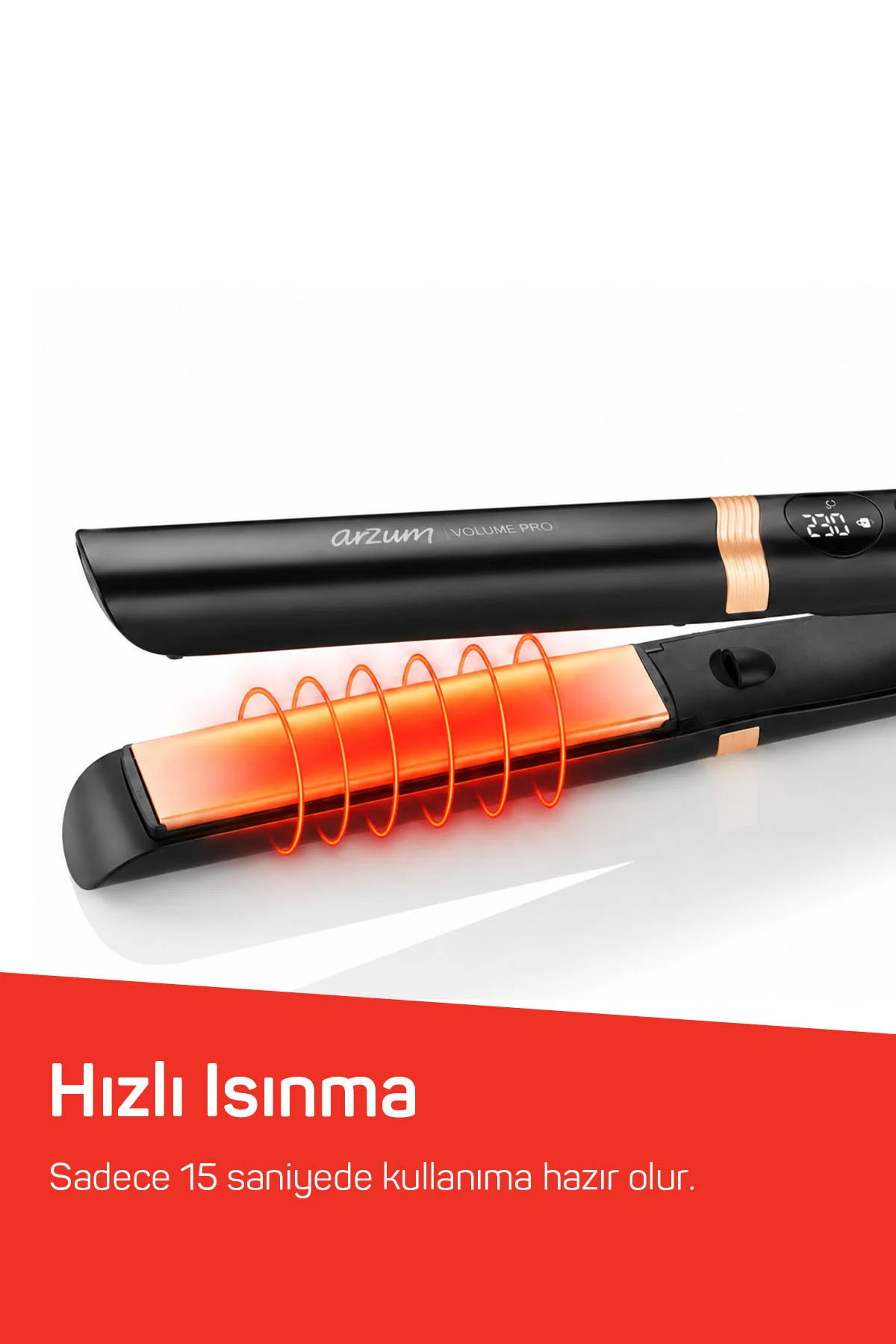 AR5184 Volume Pro İnce Plakalı Saç Düzleştirici, Keratin ve Argan Yağlı Plaka, İyon Teknolojisi, Siy AR5184 Volume Pro İnce Plakalı Saç Düzleştirici, Keratin ve Argan Yağlı Plaka, İyon Teknolojisi, Siy