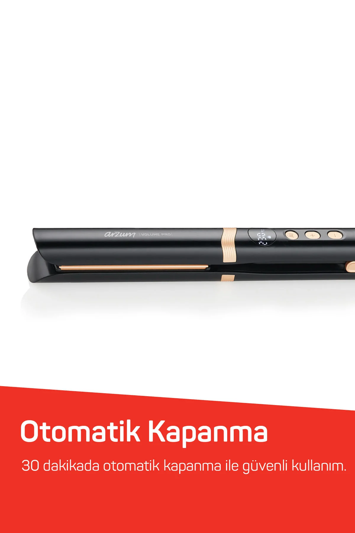 AR5184 Volume Pro İnce Plakalı Saç Düzleştirici, Keratin ve Argan Yağlı Plaka, İyon Teknolojisi, Siy AR5184 Volume Pro İnce Plakalı Saç Düzleştirici, Keratin ve Argan Yağlı Plaka, İyon Teknolojisi, Siy
