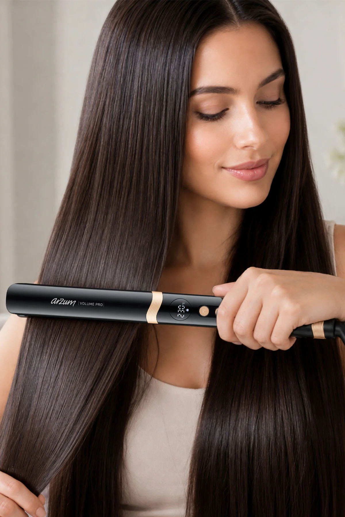 AR5184 Volume Pro İnce Plakalı Saç Düzleştirici, Keratin ve Argan Yağlı Plaka, İyon Teknolojisi, Siy AR5184 Volume Pro İnce Plakalı Saç Düzleştirici, Keratin ve Argan Yağlı Plaka, İyon Teknolojisi, Siy