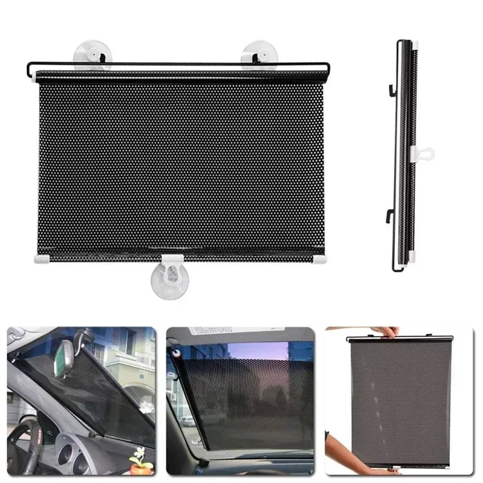 Araba Araç içi Katlanabilir Araç Oto Ön Cam Güneşlik Branda 40x125cm-1852
