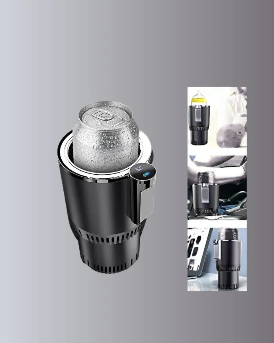 Araba Bardaklığı Isıtma Soğutma Ayarlı Çakmak Girişli Akıllı Model