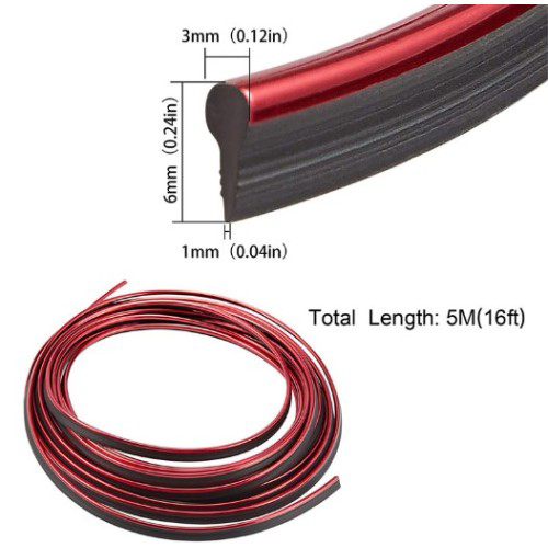 Just Cheap Store Araba Dekorasyon 5 Metre Şerit Trim