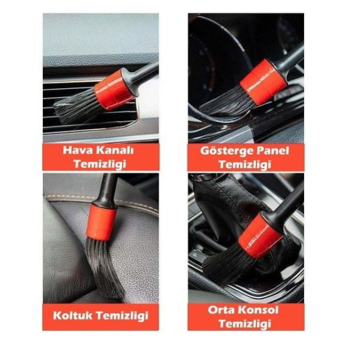 Just Cheap Store Araba Detaylı Temizlik Fırça Seti