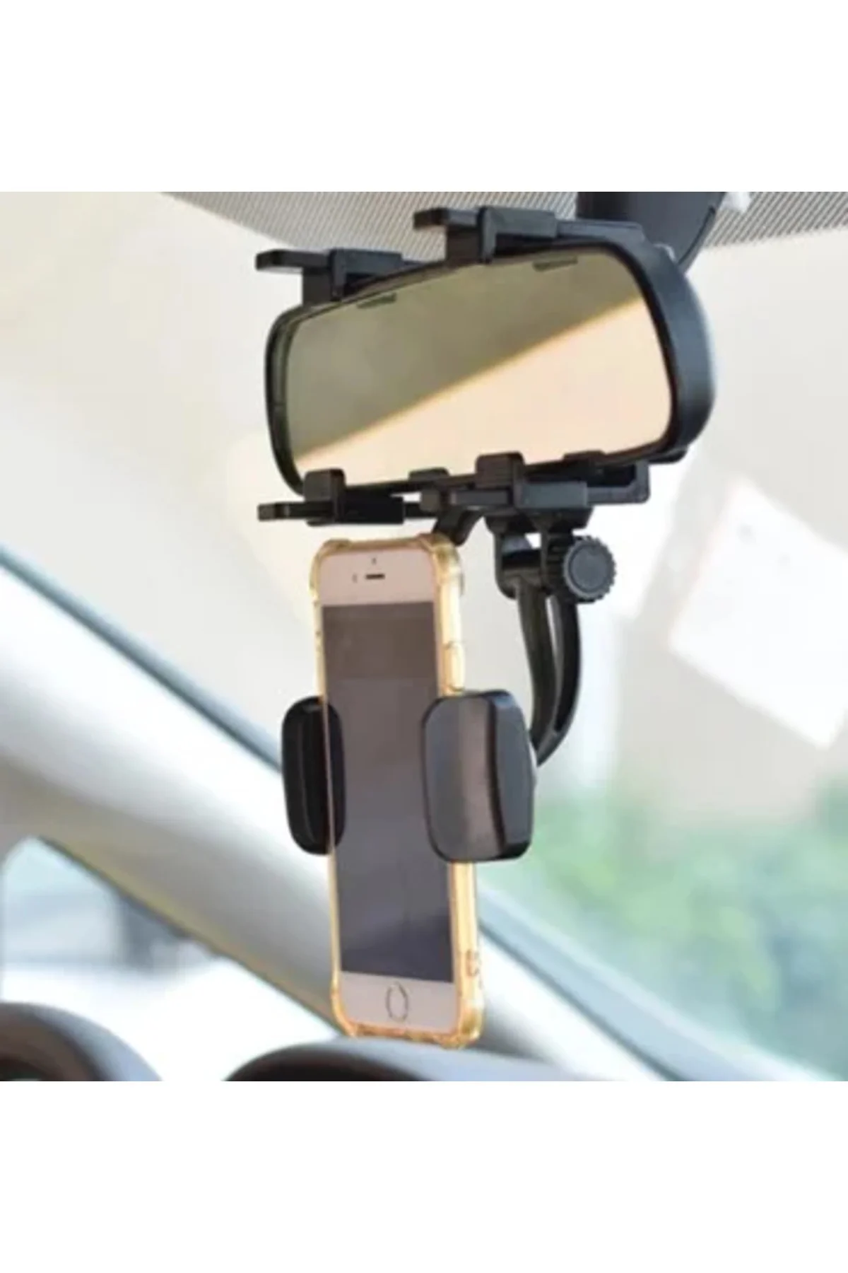 Araba Dikiz Aynasına Takılan Telefon Tutucu Araba Dikiz Aynasına Takılan Telefon Tutucu