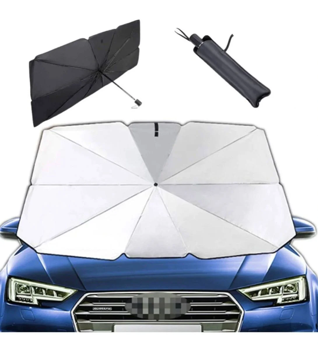 Araba Güneş Gölge Koruyucu Şemsiye - 145x79cm Ön Cam Güneşlik, UPE Alaşım Fiyatı, Yorumları ve Özellikleri