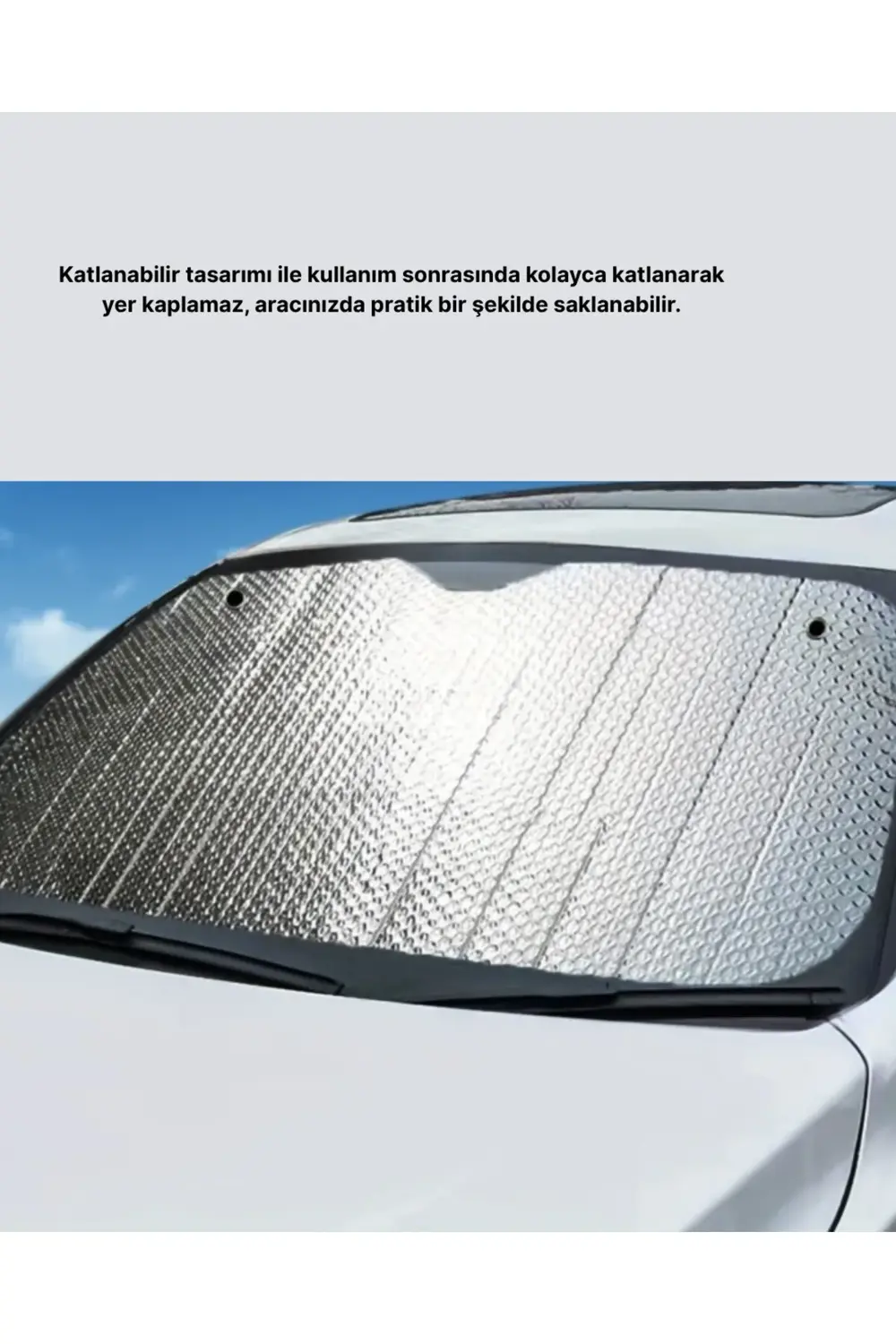 Araba Güneşliği Alüminyum Yansıtıcı Yüzeyle Etkili Isı Koruması