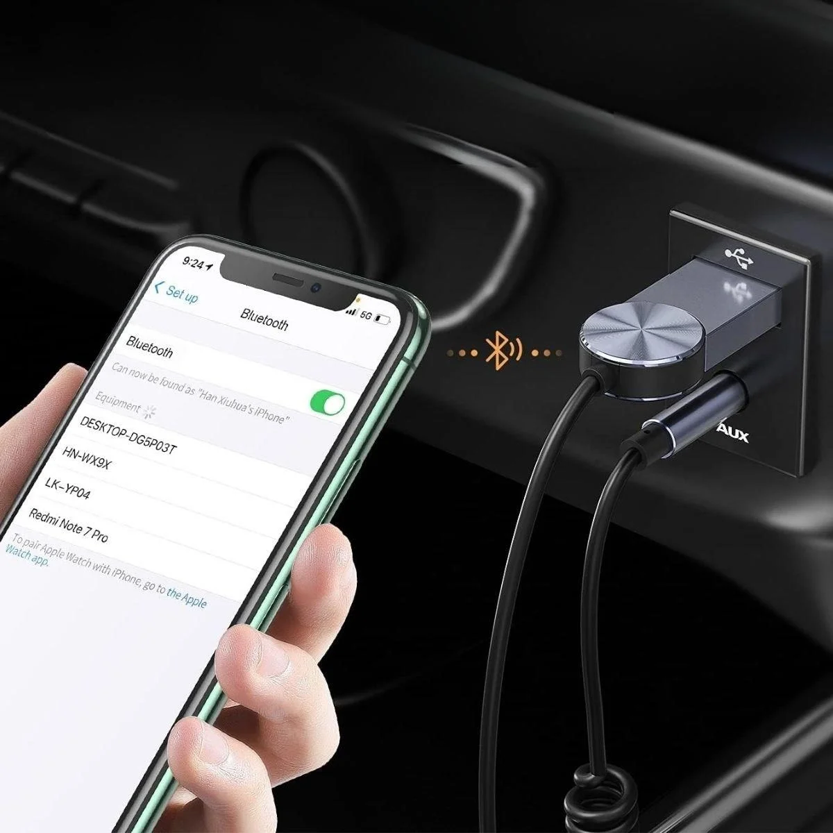 Araba İçin Bluetooth Aux Alıcısı Wireless Araç Kiti Bx40 Fiyatı, Yorumları ve Özellikleri