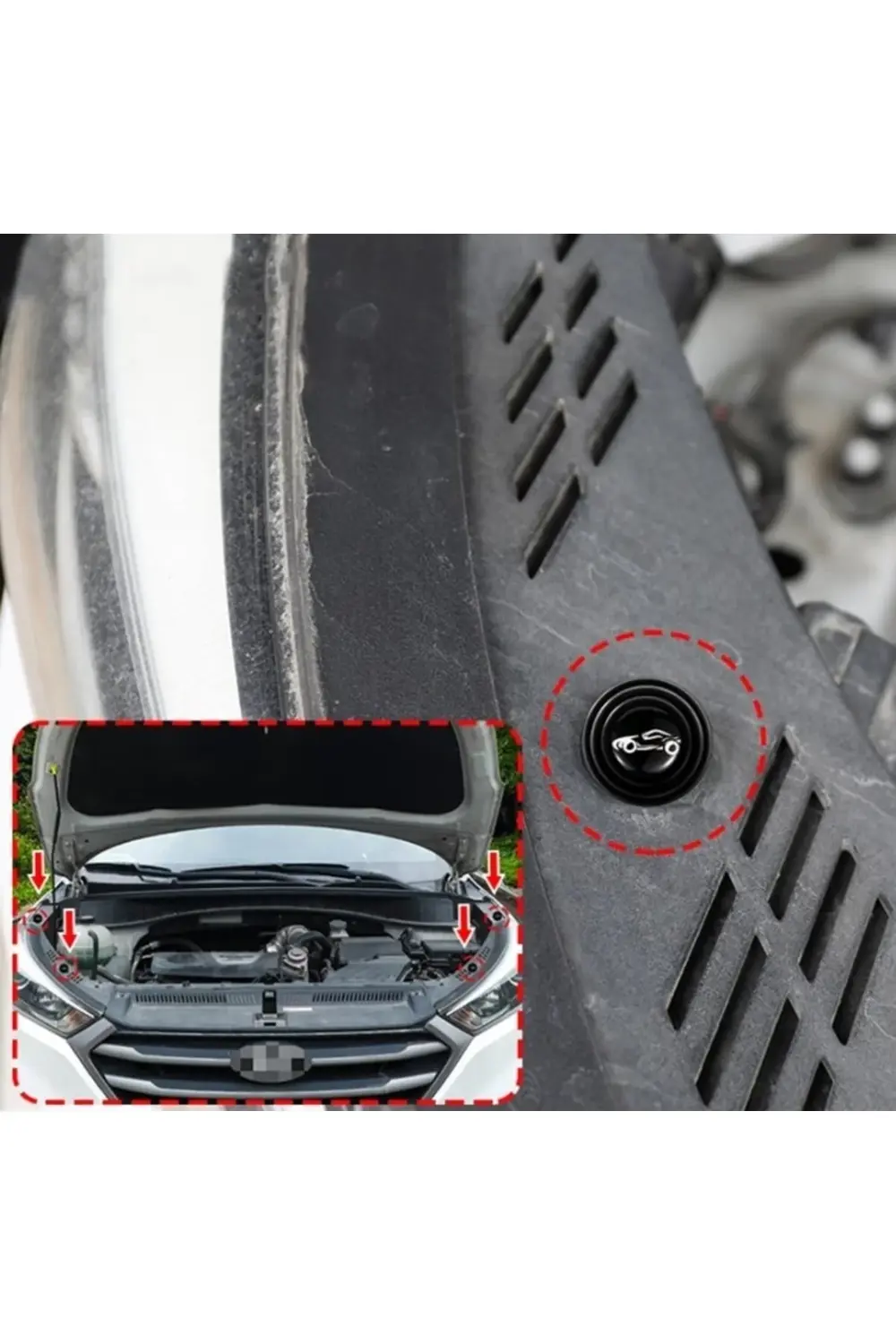 Araba Kapı Ses Ve Darbe Emici Pad 10 Adet