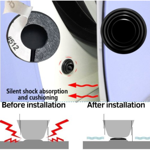 Just Cheap Store Araba Kapısı Darbe Emici Pad Seti