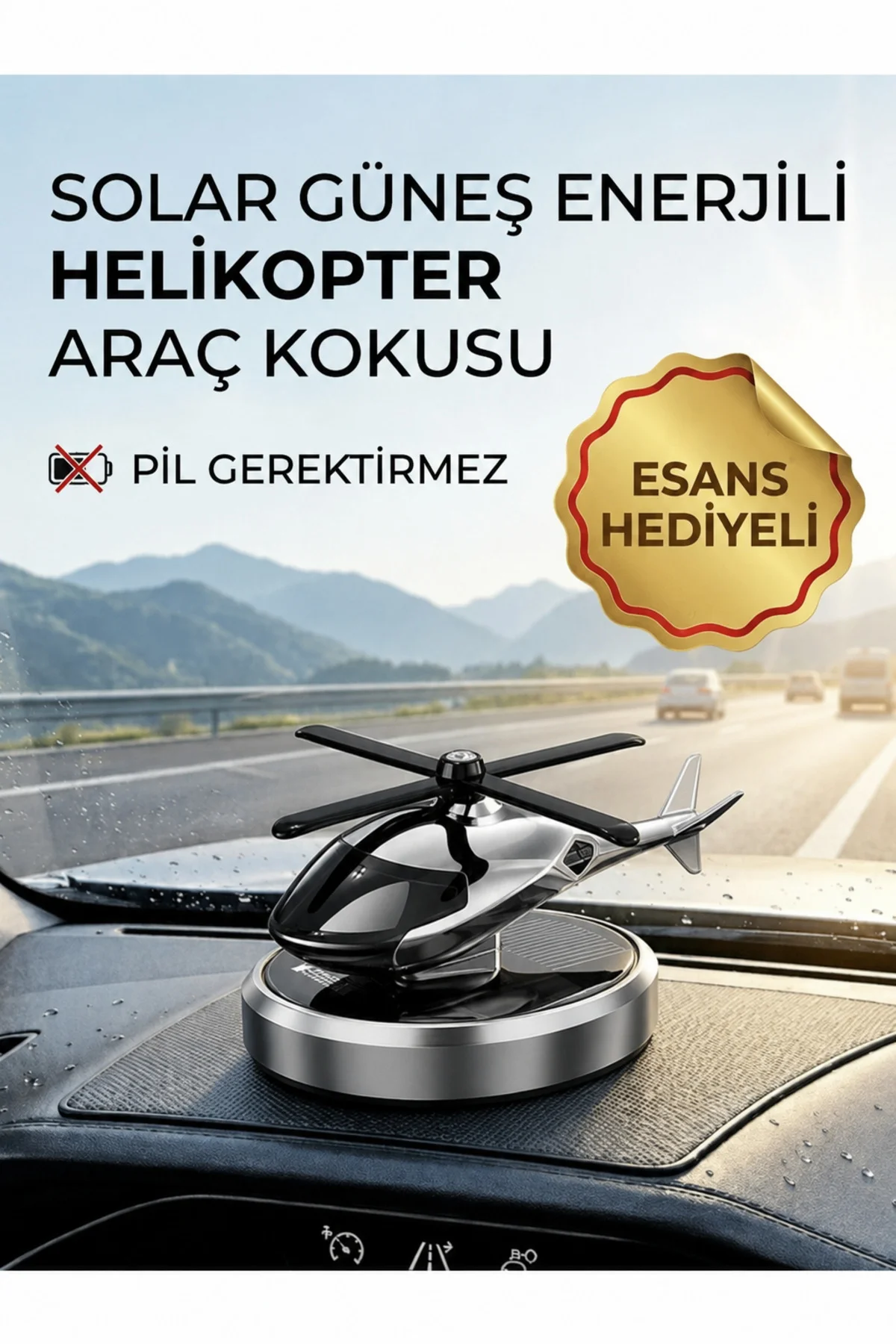Araba Kokusu Helikopter Oto(ODA)sıradışı Aksesuar Arabanıza Hediye Edin