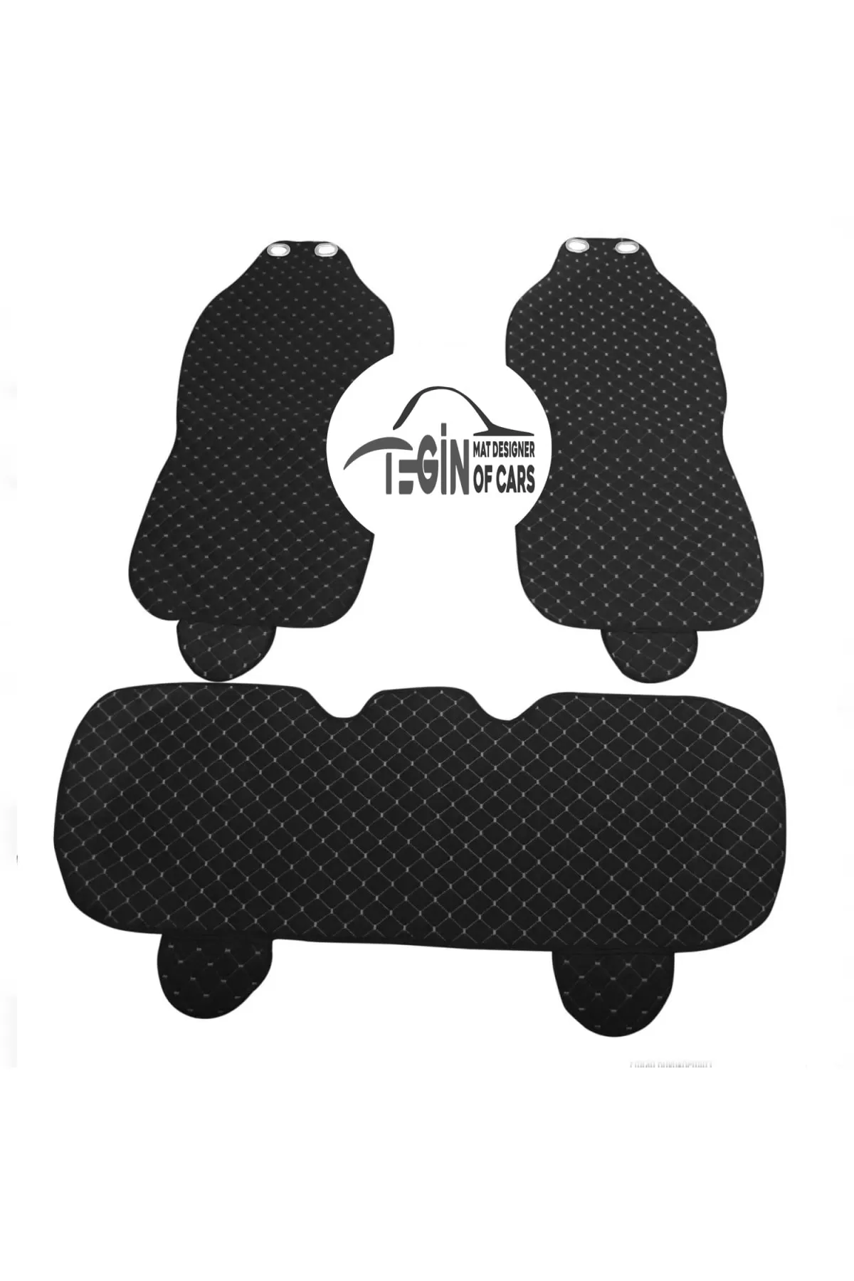 Araba Koltuk Minderi Kumaş Üçlü Koltuk Minderi Terletmez Ergonomi